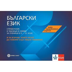 Български език. Справочник в таблици и схеми за ученици (5. - 12. клас), издателство Булвест 2000 / Клет, автори Ирена Неделчева, Олга Попова