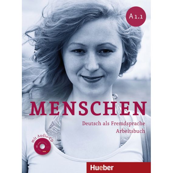 Учебна тетрадка Menschen, A1.1, издателство Hueber, автори Monika Reimann, Angela Pude, Sabine Glas-Peters